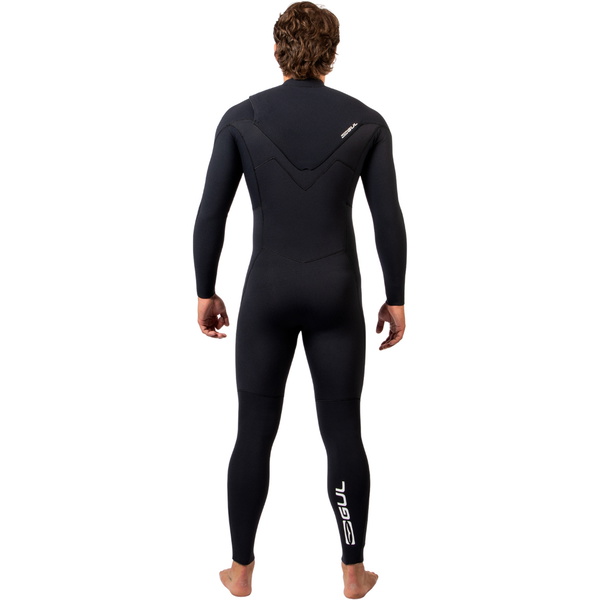 2026 Gul Da Uomo Yulex Flexor 3/2mm Chest Zip Muta FX1219-BKBK - Black